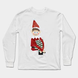 Elf - red Long Sleeve T-Shirt